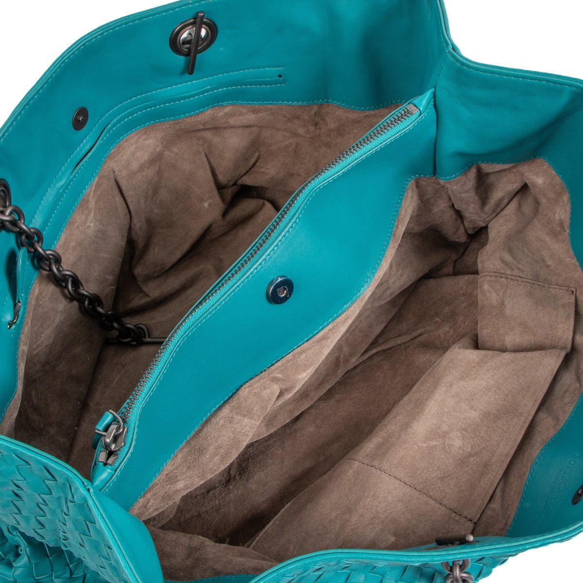 shop 100% authentic second hand Bottega Veneta Blue Intrecciato Tote Bag on Labellov.com