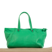Bottega Veneta Green Cervo Deerskin Handbag