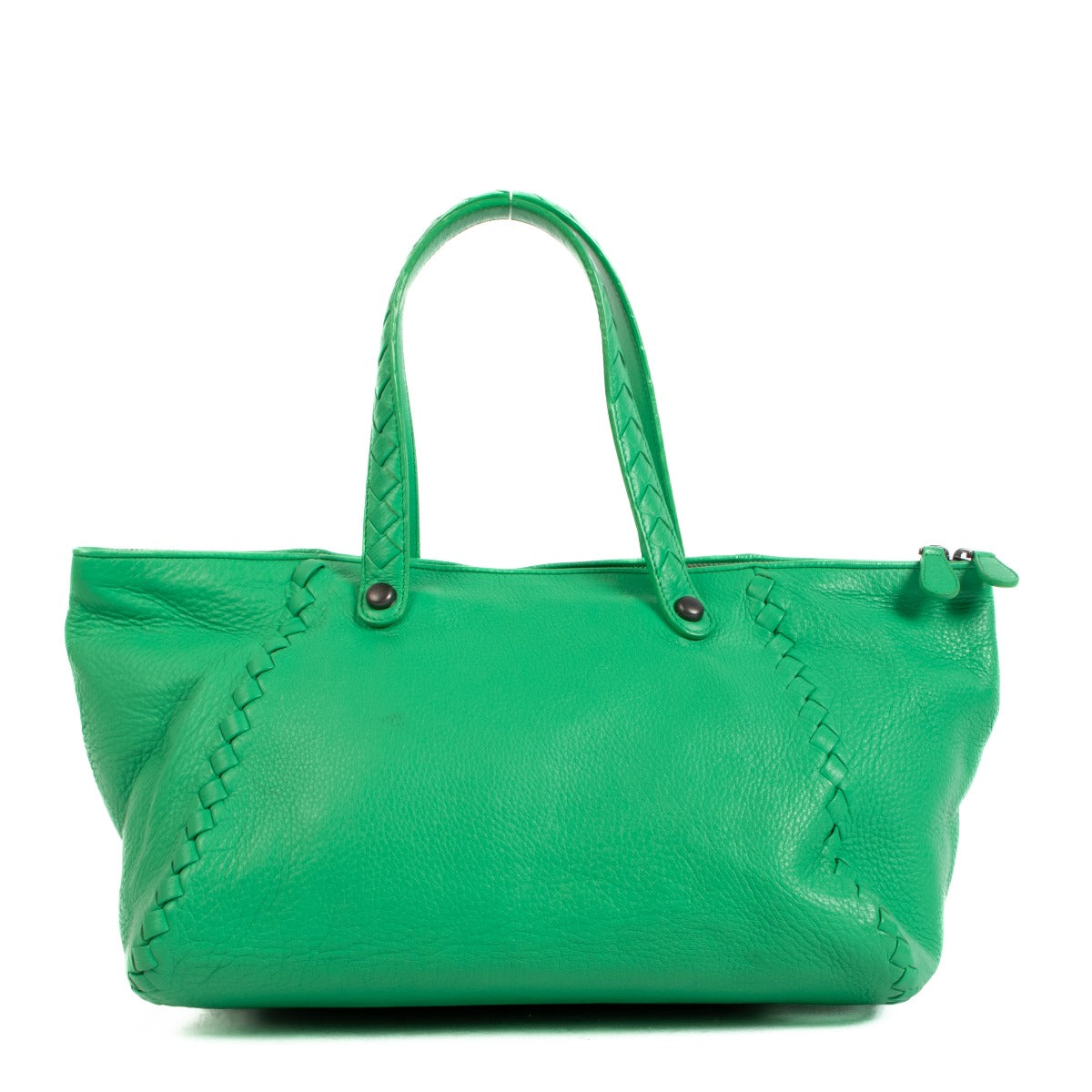 Bottega Veneta Green Cervo Deerskin Handbag