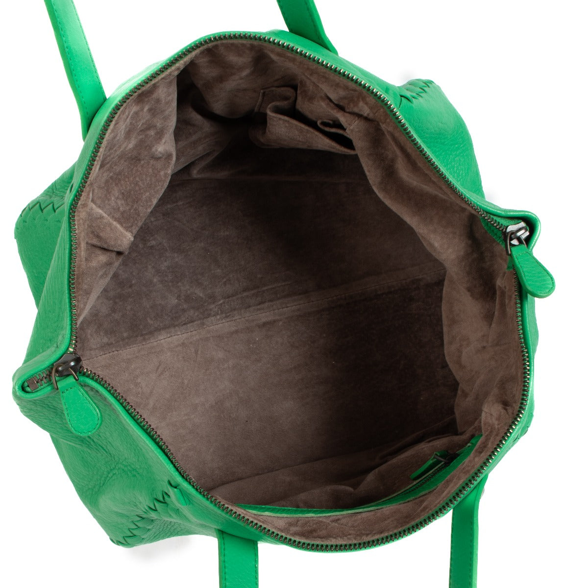 Bottega Veneta Groene Cervo Hertenleren Handtas
