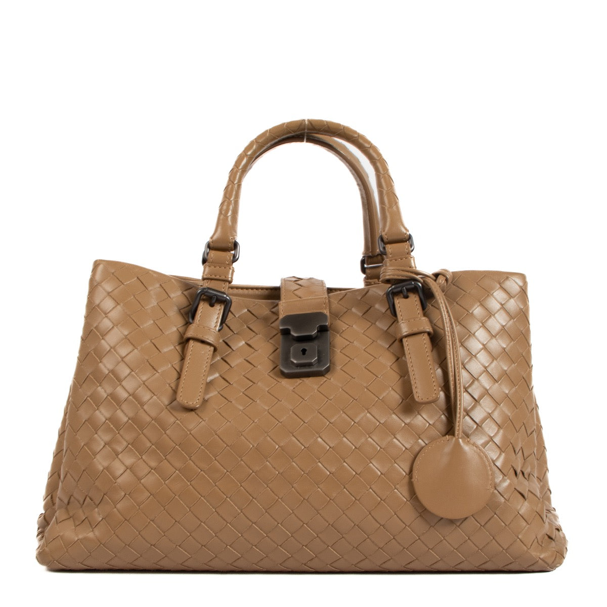 shop 100% authentic second hand Bottega Veneta Beige Roma Handbag on Labellov.com