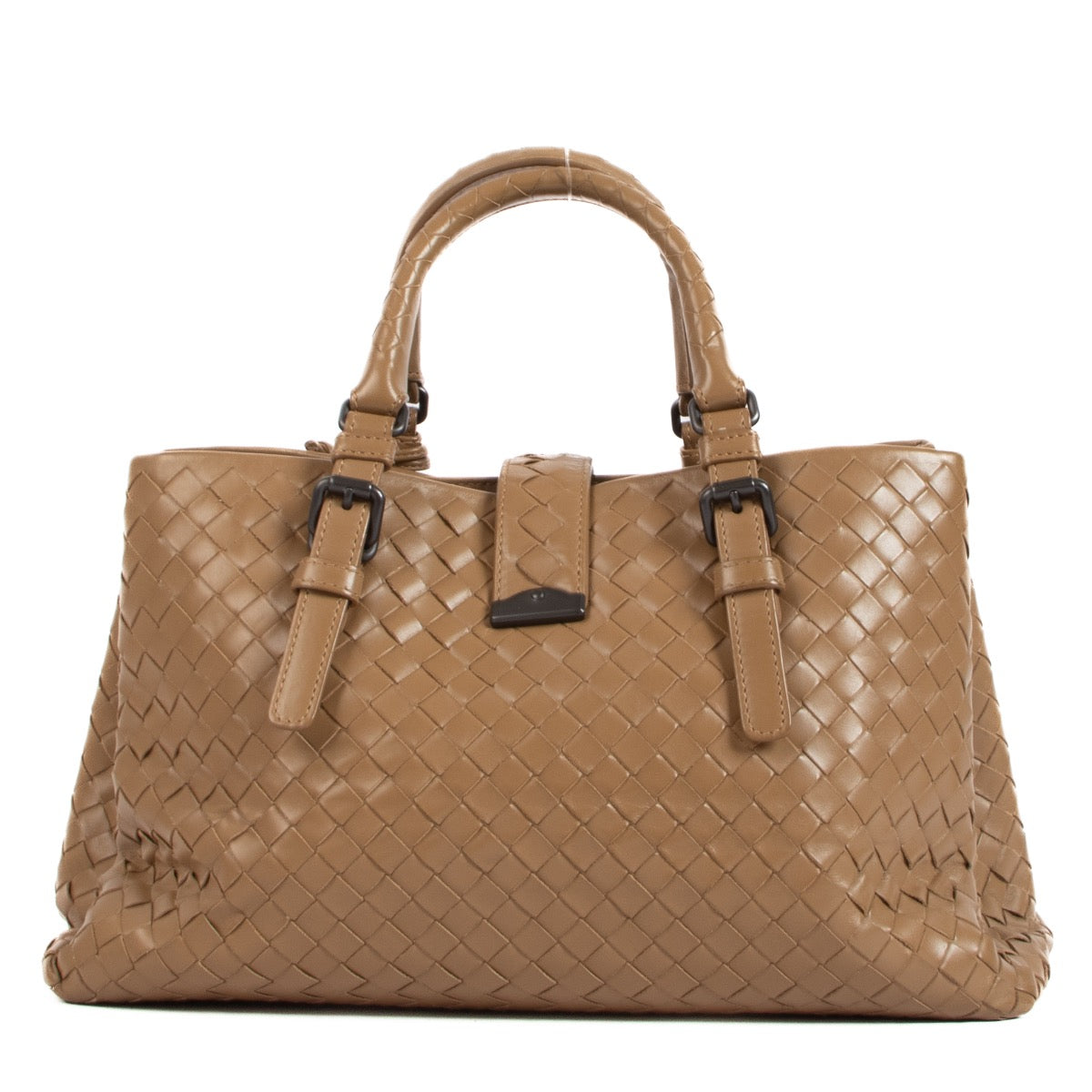 shop 100% authentic second hand Bottega Veneta Beige Roma Handbag on Labellov.com