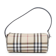 Authentic secondhand Burberry London Nova Check Cylinder Bag designer bags designer brands fashion luxury vintage webshop safe secure online shopping worldwide shipping delivery