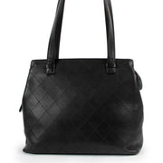 Chanel Black Quilted Calfskin Vintage Shoulder Bag
