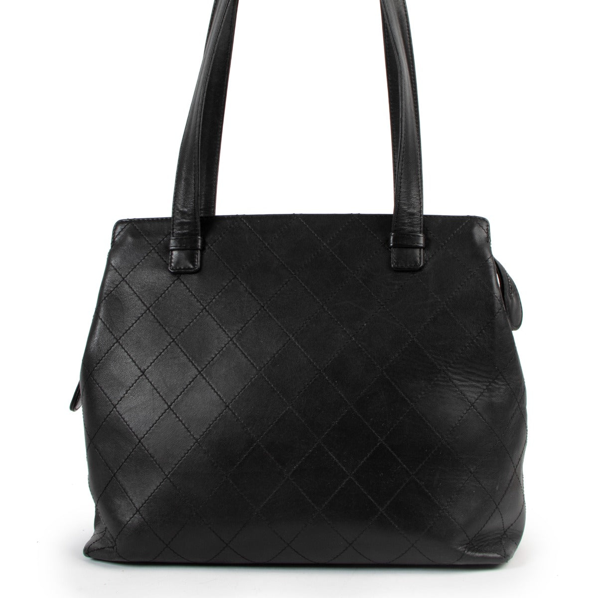 Chanel Black Quilted Calfskin Vintage Shoulder Bag