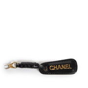 Chanel Black Patent CC Shoulder Bag