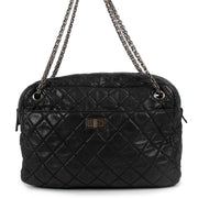 Chanel Black Shimmer 2.55 Reissue Large Camera Bag