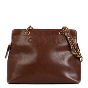 shop 100% authentic second hand Chanel Brown Logo Vintage Bag on Labellov.com