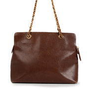 shop 100% authentic second hand Chanel Brown Logo Vintage Bag on Labellov.com