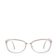 Authentieke Tweedehands Chanel Dusty Pink Cat Eye Eyeglasses juiste prijs veilig online shoppen luxe merken webshop winkelen Antwerpen België zonnebril Chanel roze mode fashion