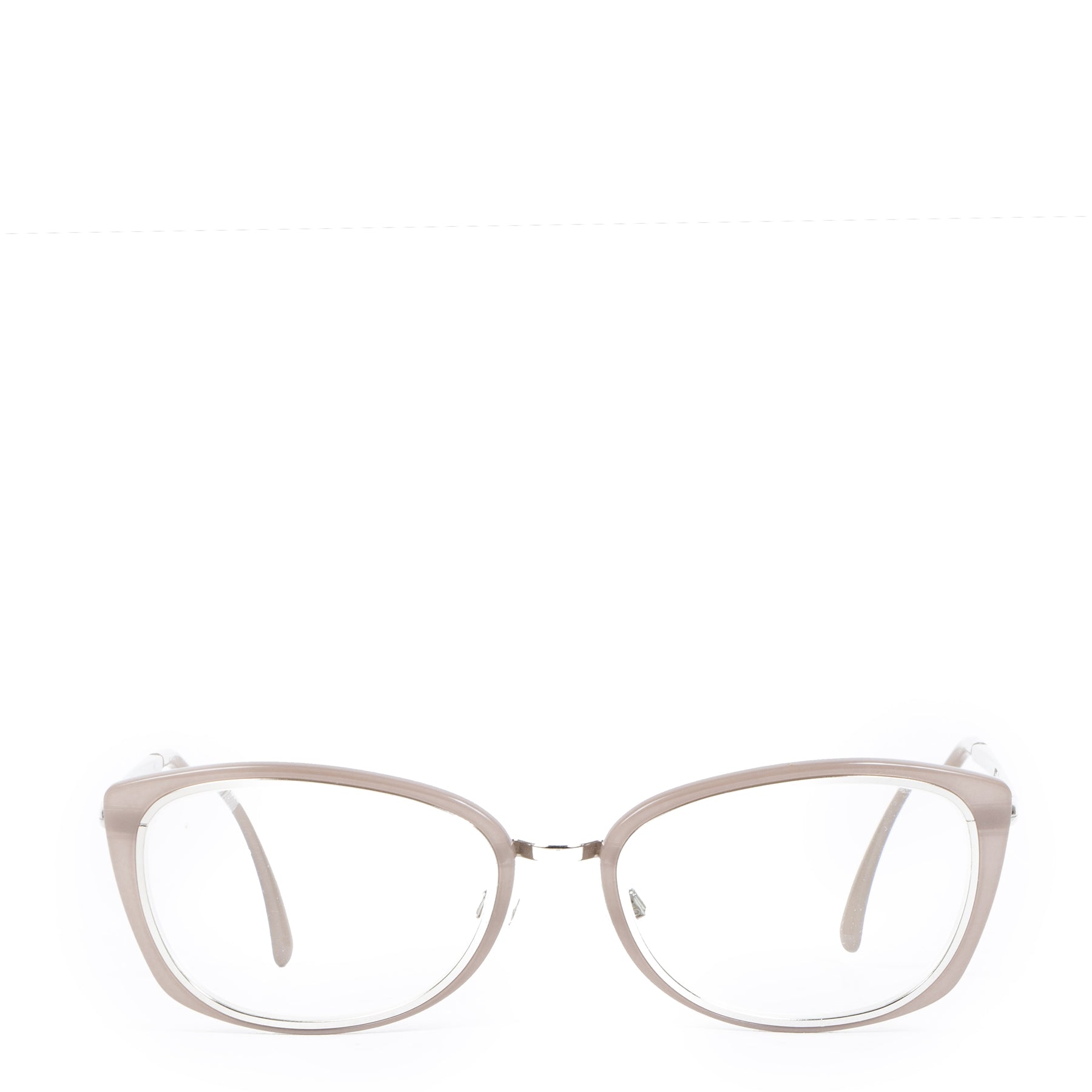 Authentieke Tweedehands Chanel Dusty Pink Cat Eye Eyeglasses juiste prijs veilig online shoppen luxe merken webshop winkelen Antwerpen België zonnebril Chanel roze mode fashion