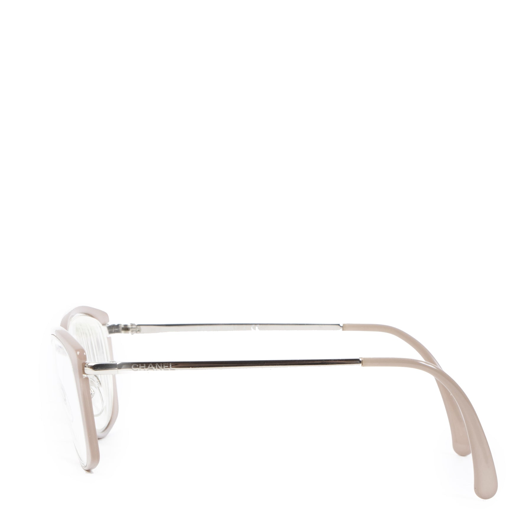 Authentieke Tweedehands Chanel Dusty Pink Cat Eye Eyeglasses juiste prijs veilig online shoppen luxe merken webshop winkelen Antwerpen België zonnebril Chanel roze mode fashion