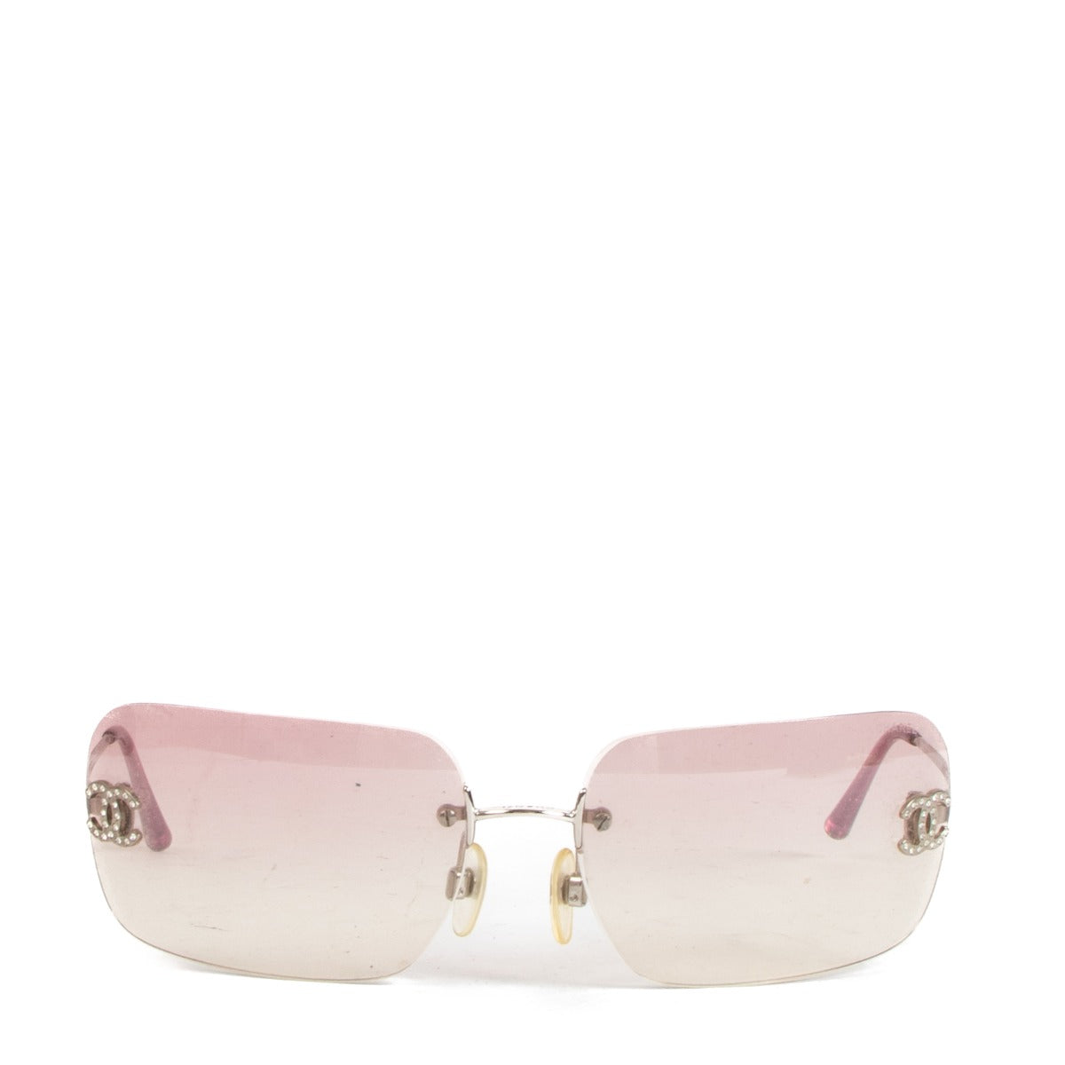 Chanel 4017 Vintage CC Rimless Sunglasses