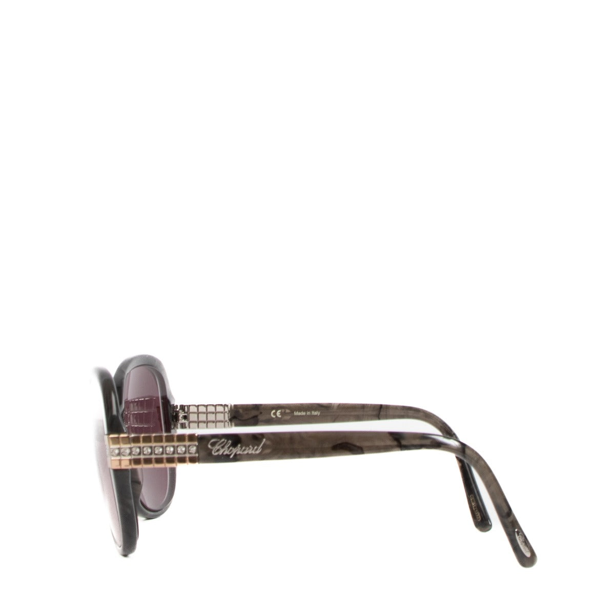 Chopard Sch 110S Grey Crystal Sunglasses