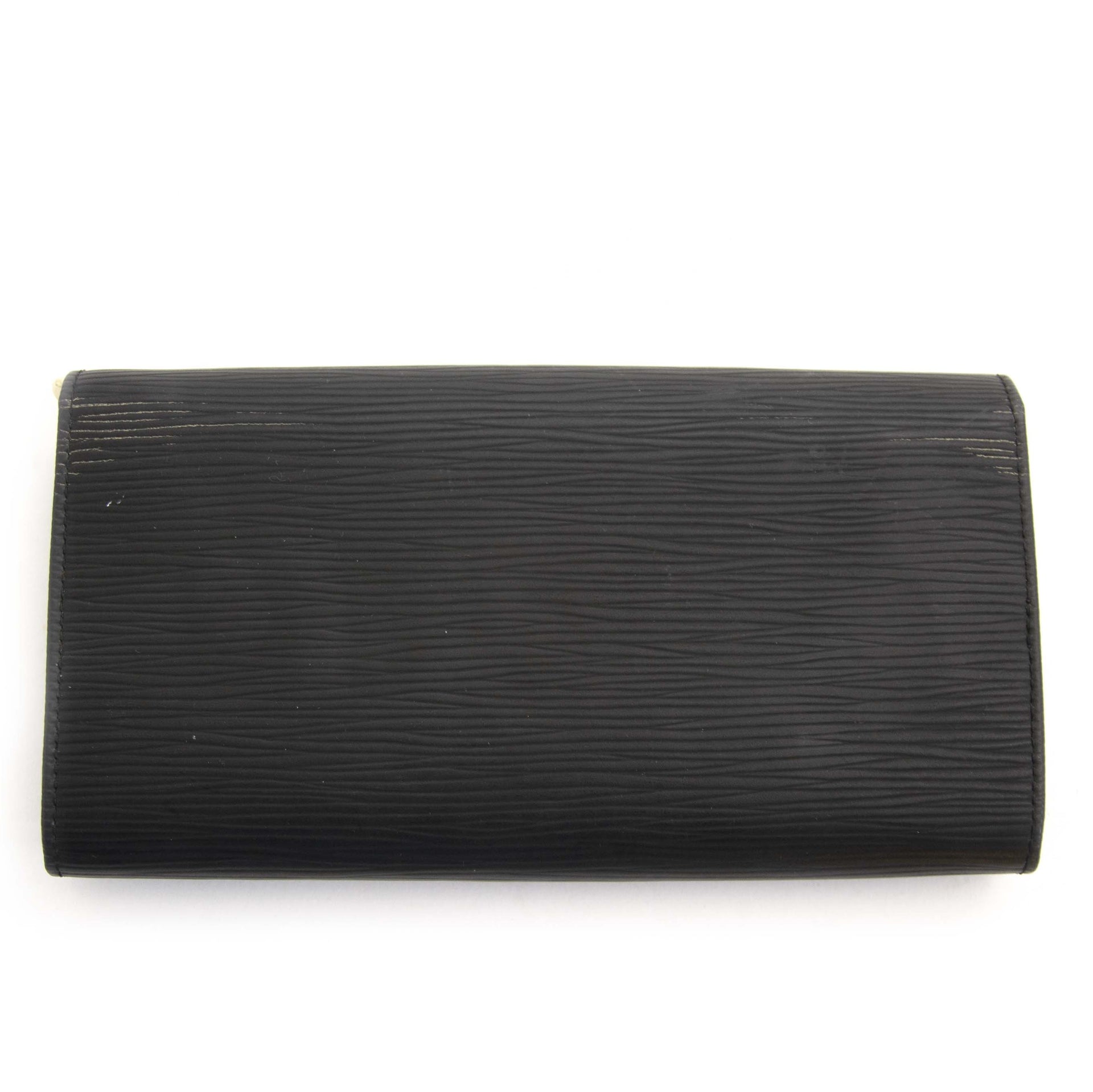 Authentique seconde main Louis Vuitton Epi Sarah Wallet Black achète en ligne webshop LabelLOV