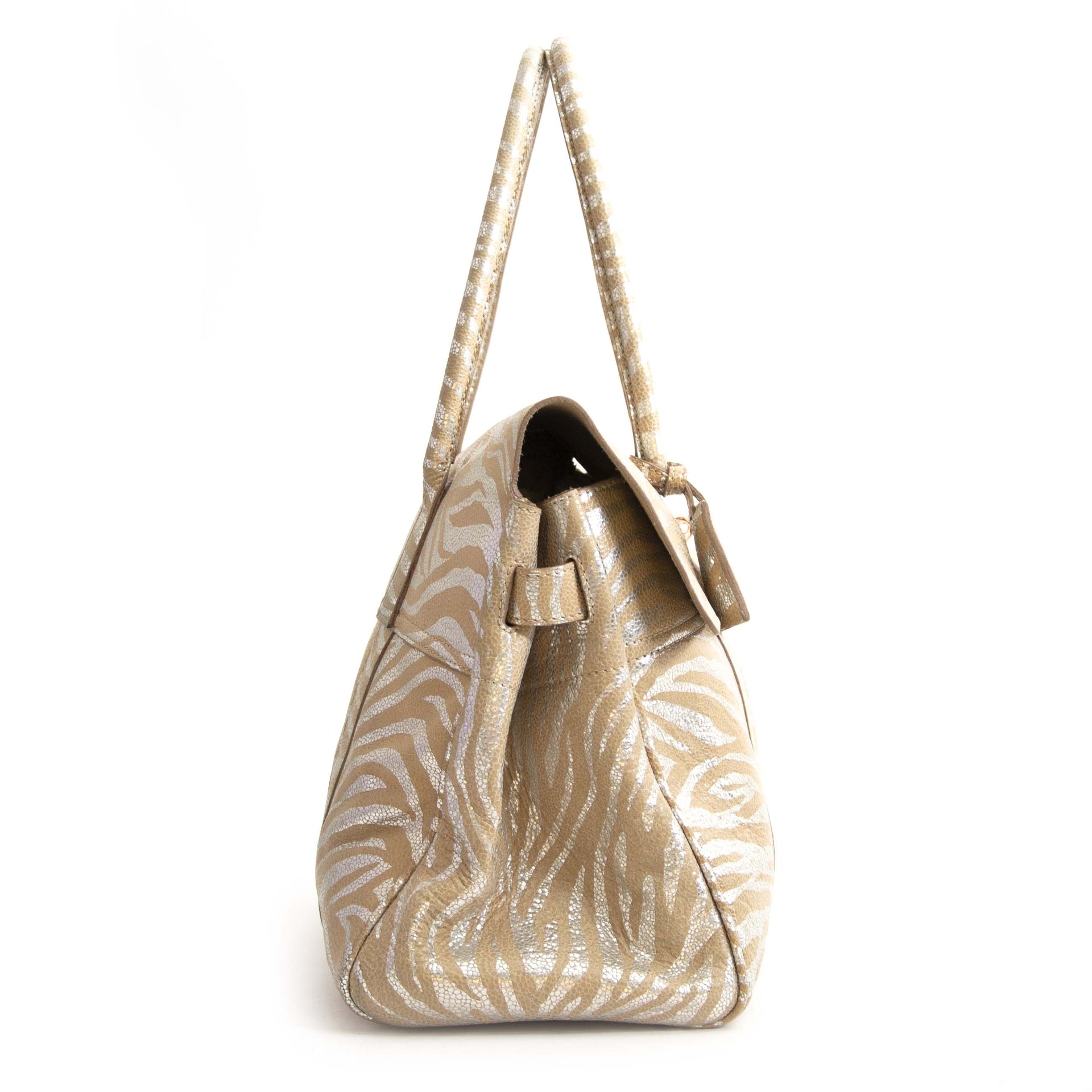Buy this authentic second hand vintage Mulberry Bayswater Metallic Tiger Bag at online webshop LabelLOV. Safe and secure shopping. Koop authentieke tweedehands vintage Mulberry Bayswater Metallic Tiger Bag bij online webshop LabelLOV.