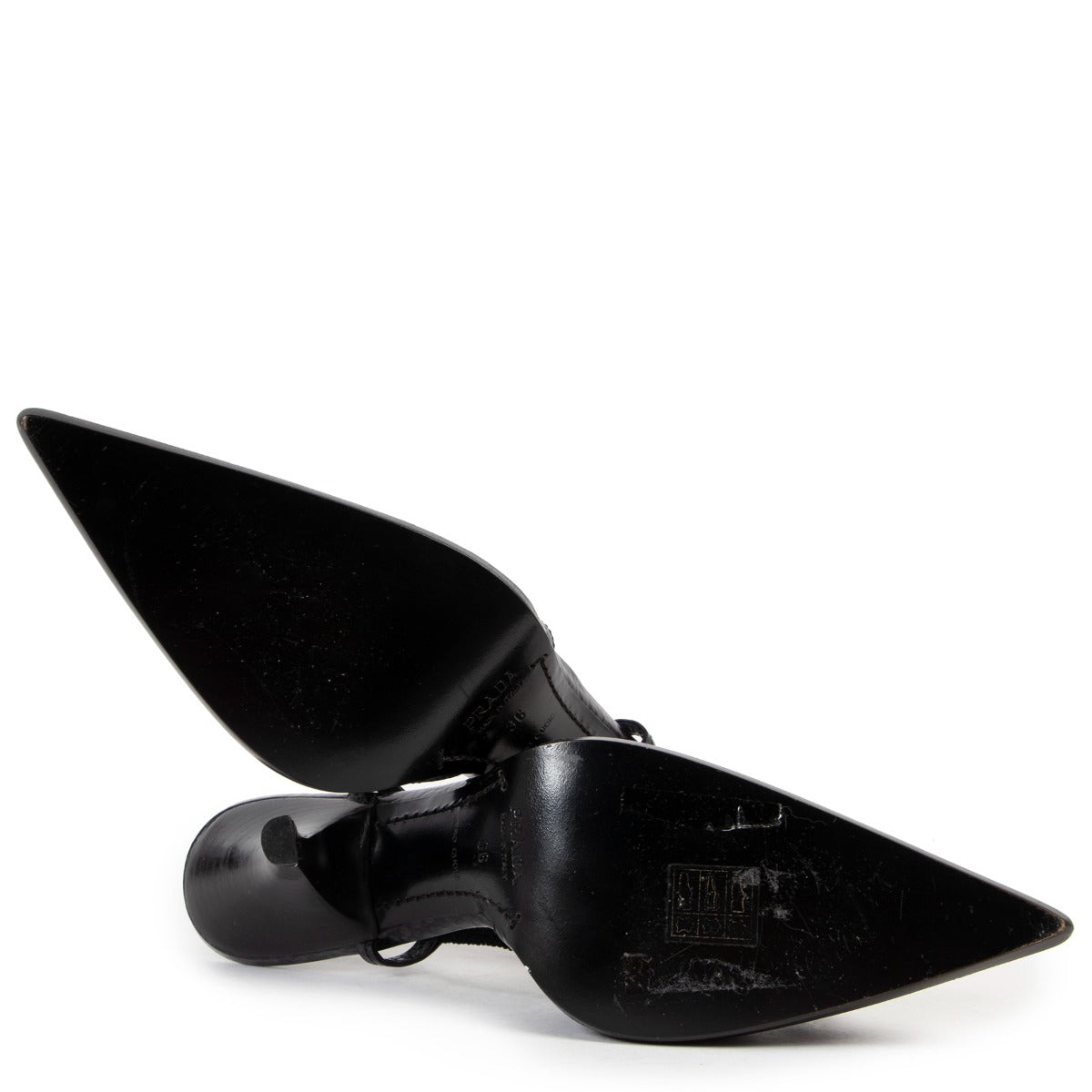 Prada Black Heels - size 36 now available and in good condition online or in store in Antwerp city.