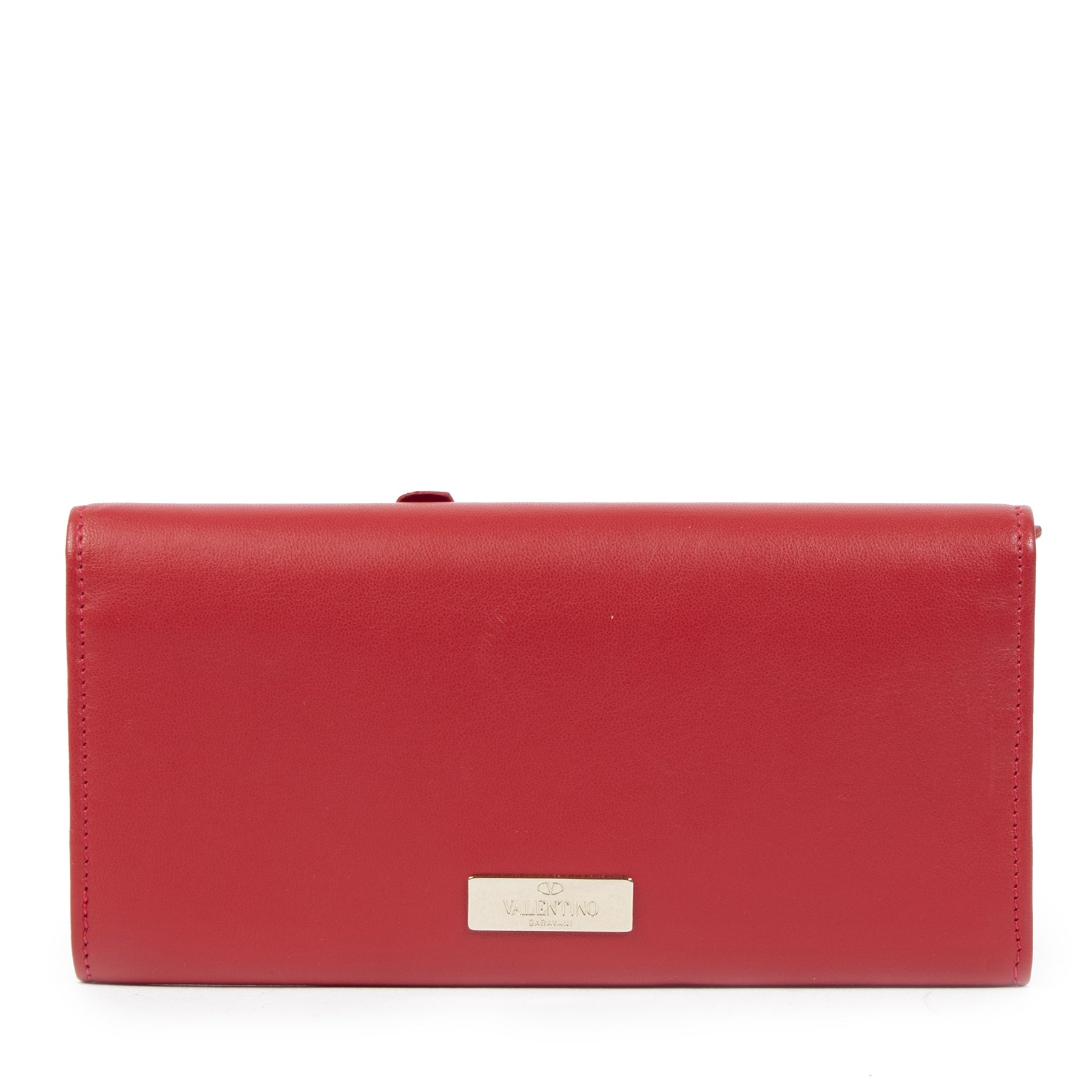 Valentino Red 3D Floral Wallet te koop
