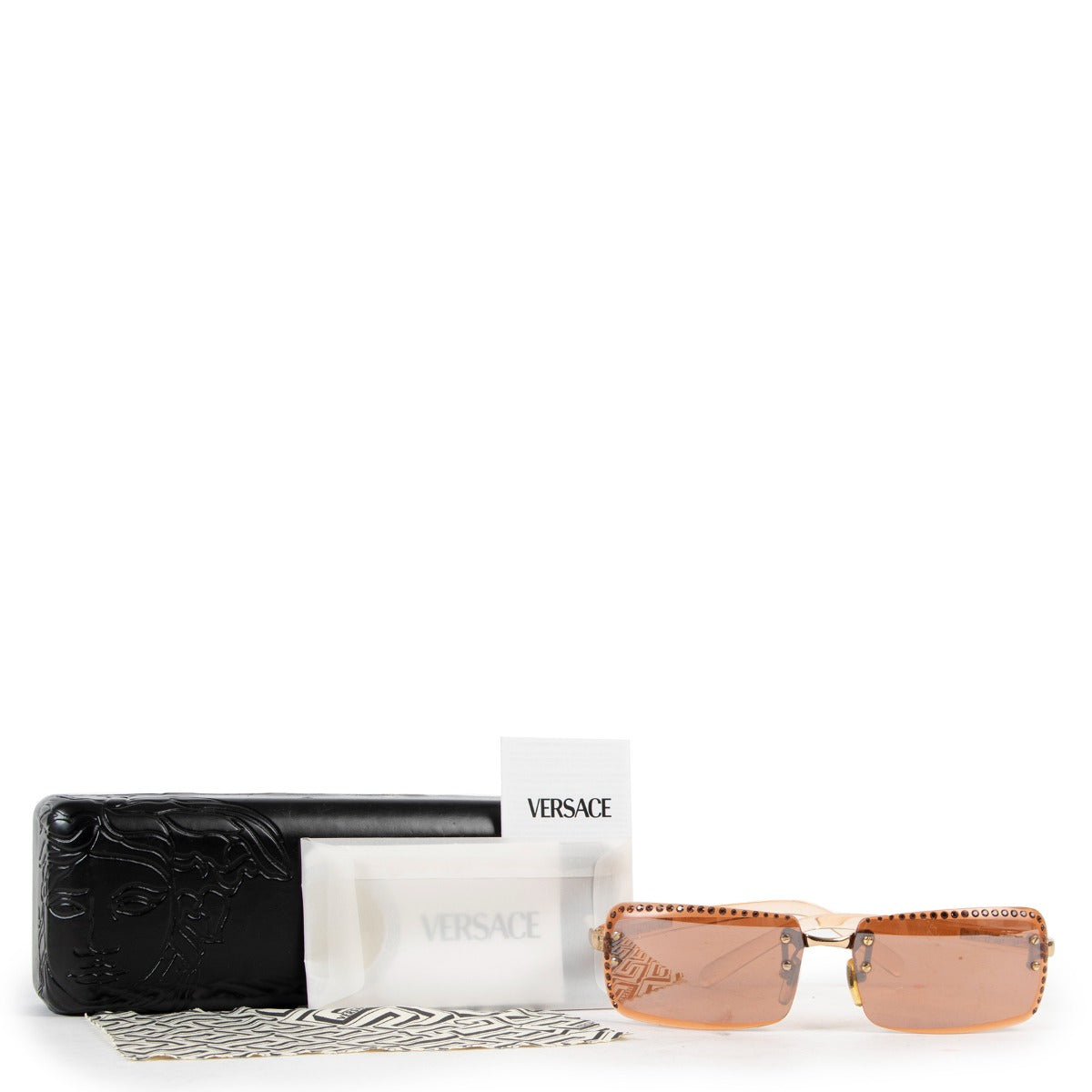 Versace Pink Gold Sunglasses available now at Labellov online or in store.