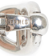 Authentieke Tweedehands Hérmes Chaine D'Ancre Sterling Silver Clip On Earring juiste prijs veilig online shoppen luxe merken webshop winkelen Antwerpen België mode fashion