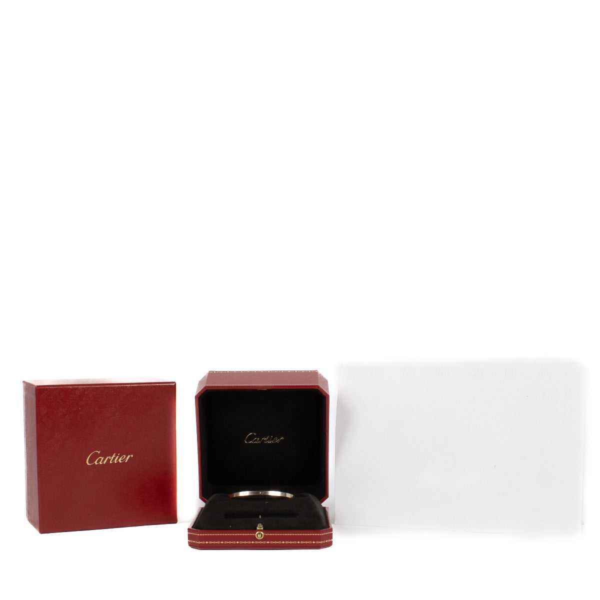 Cartier White Gold LOVE Bracelet Small Model