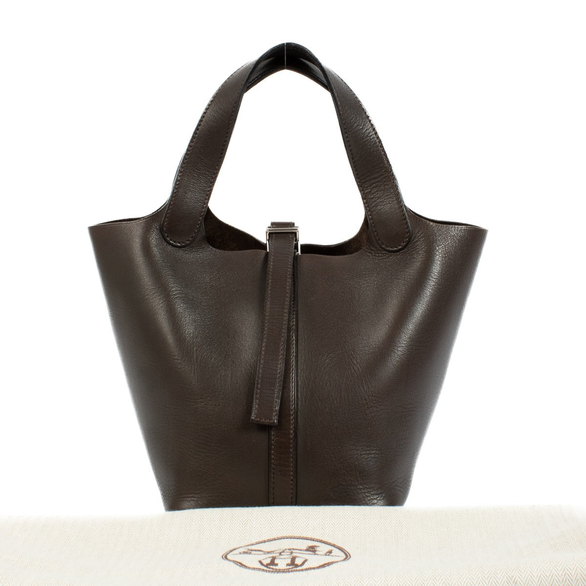 Shop 100% authentic secondhand Hermès Picotin 18 Ebene Barenia PHW on Labellov.com