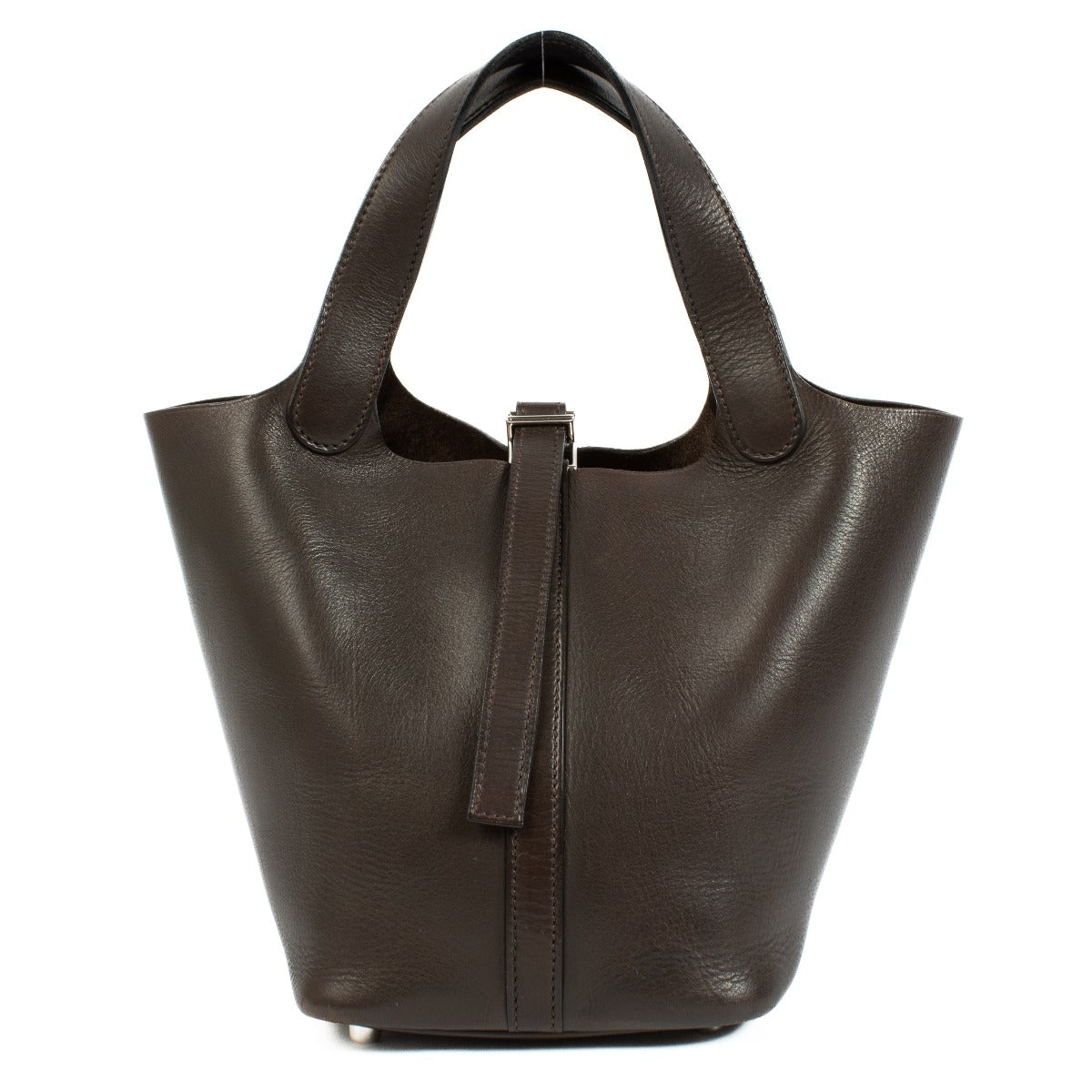 Hermès Picotin 18 Ebene Barenia PHW