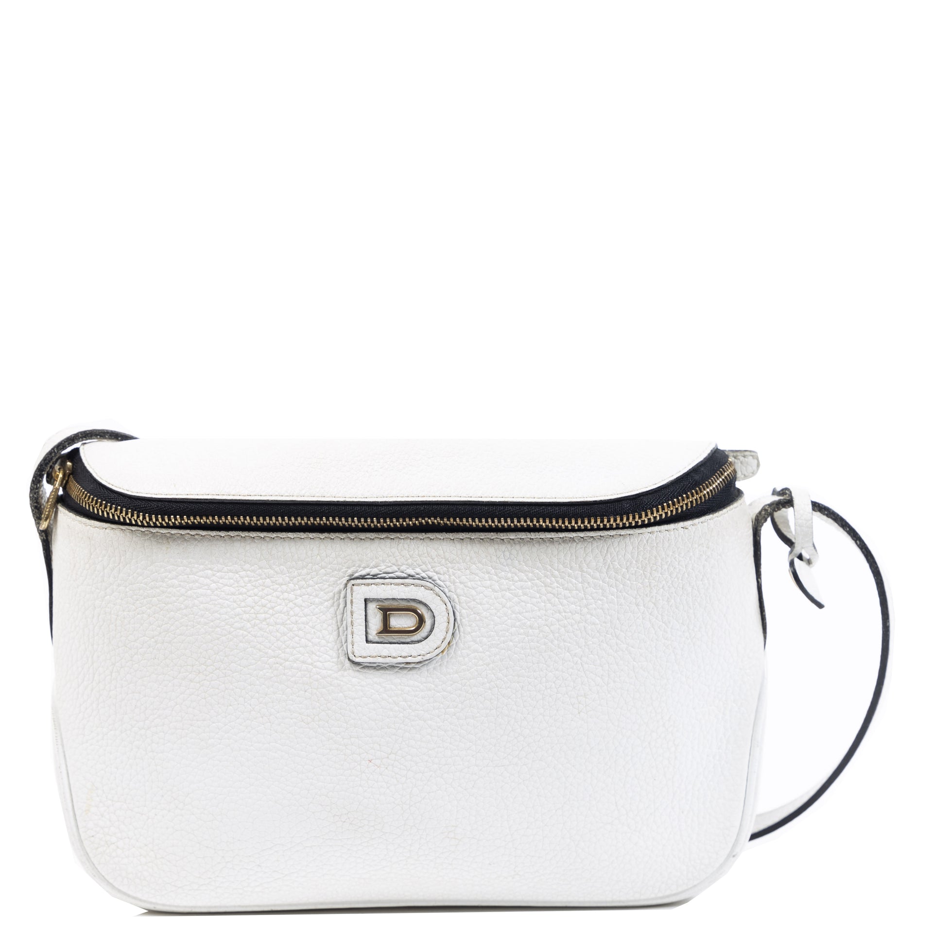 Delvaux White Leather Crossbody Bag