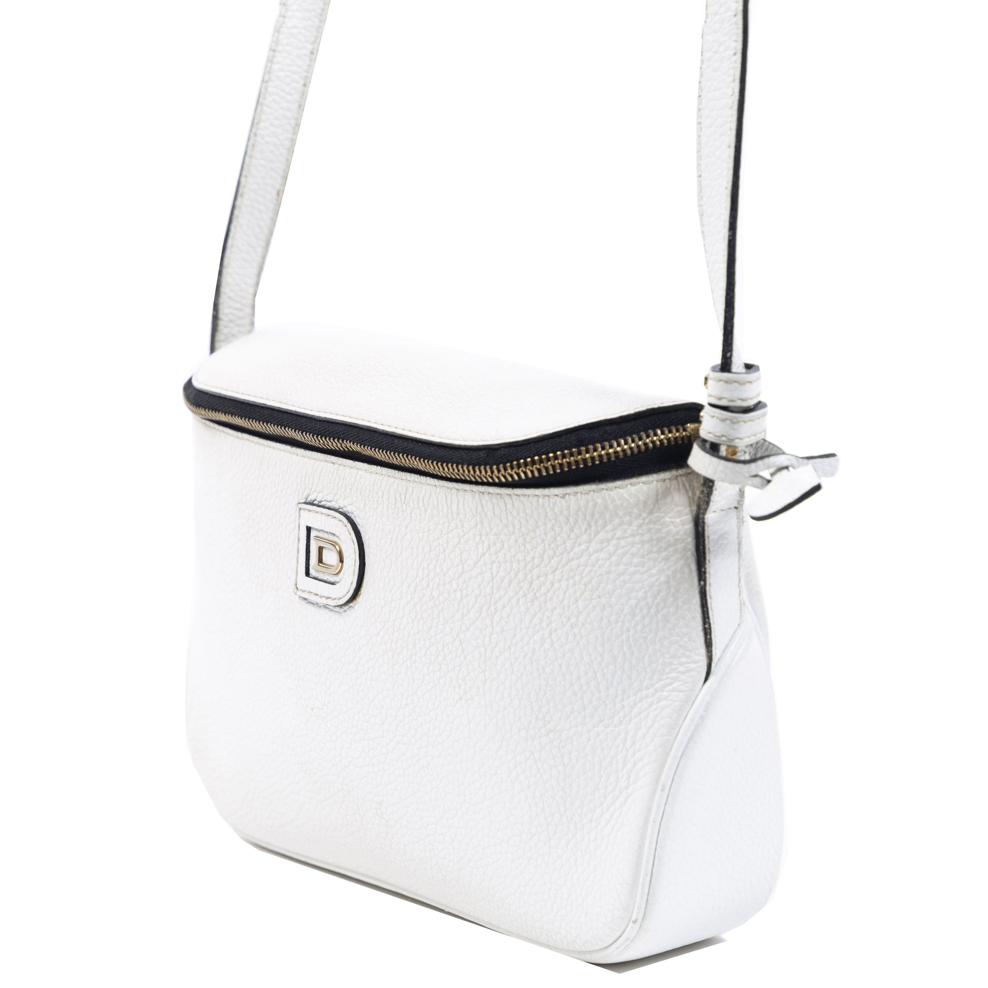 Delvaux White Leather Crossbody Bag
