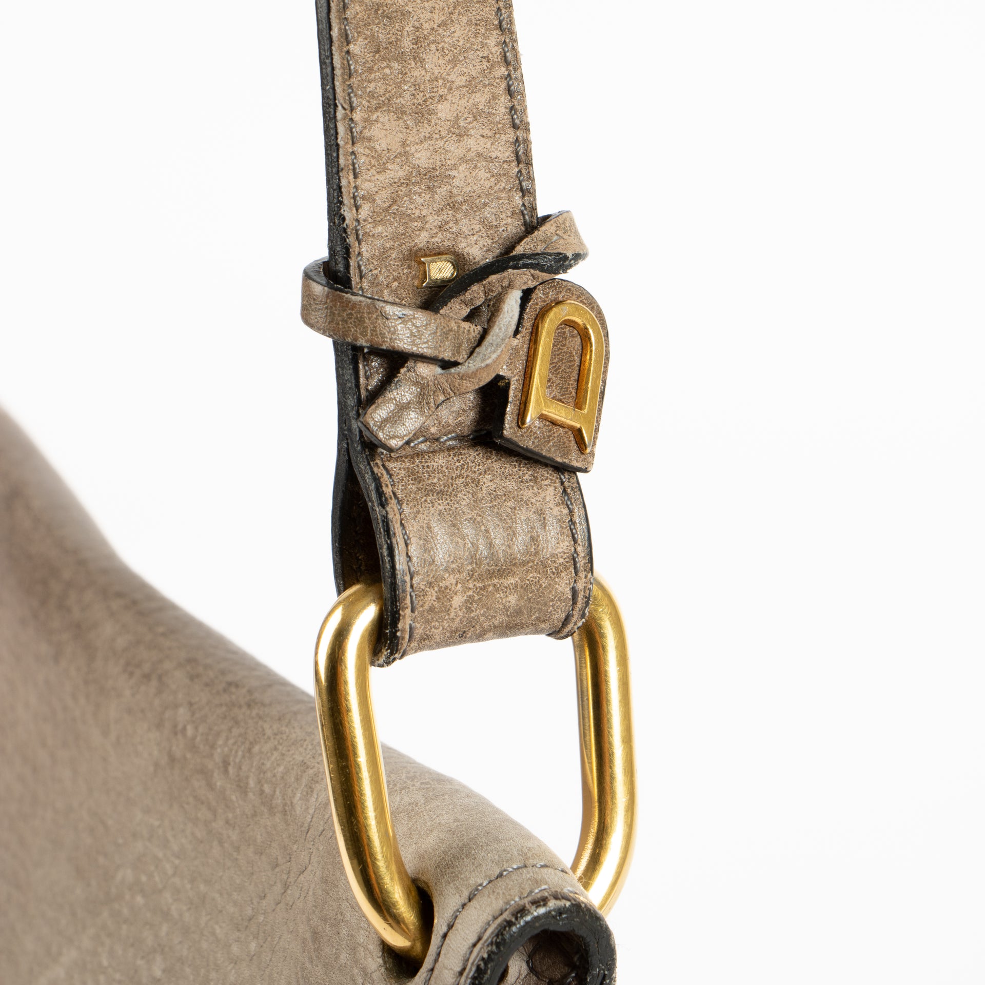Shop this authentic Delvaux Taupe Fichou Crossbody Bag pre-loved on Labellov.com