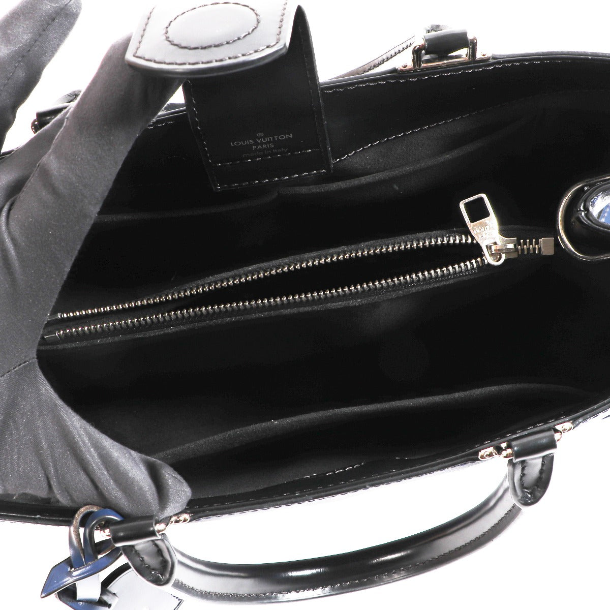 Louis Vuitton Kleber MM Indigo Epi Leder