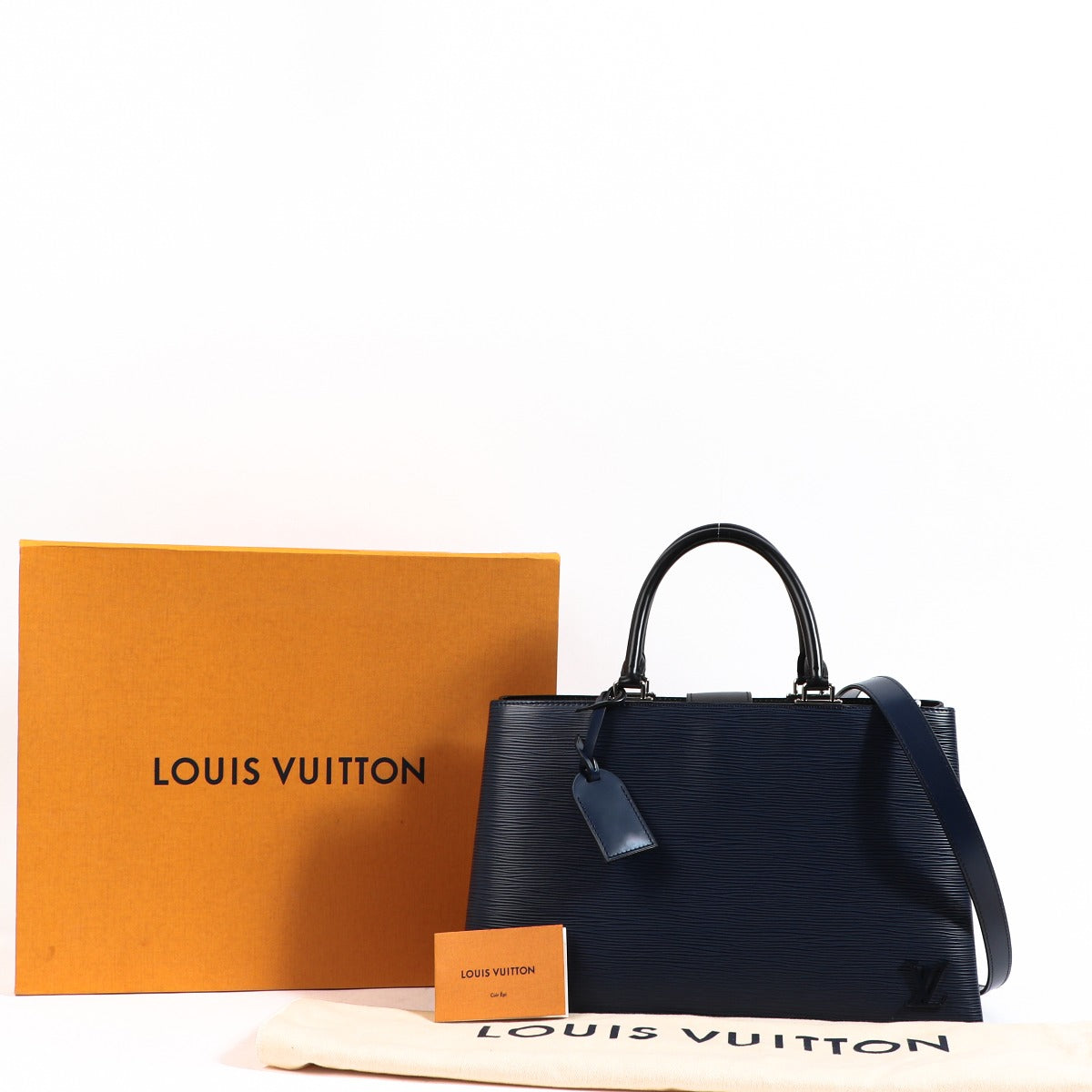 Louis Vuitton Kleber MM Indigo Epi Leather