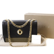 Authentieke tweedehands vintage Elie Saab Black Studded Crossbody Bag koop online webshop LabelLOV