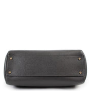 Shop now for your pre-loved, 100% authentic Dolce & Gabbana Grey Leather Sicily Shoulder bag at Labellov in Antwerp
