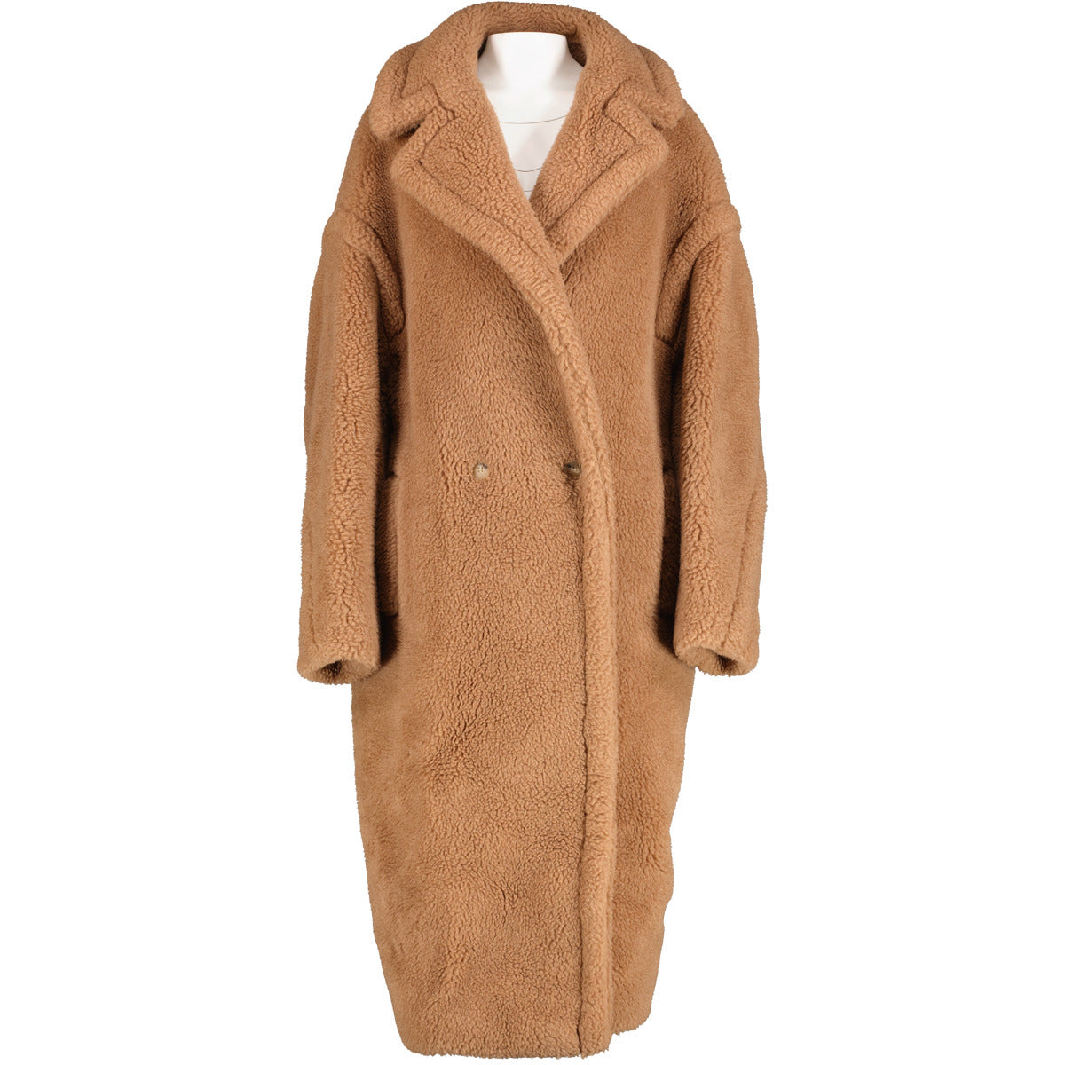 Max Mara Teddy Bear Icon Camel Coat - size L for the best price at Labellov secondhand luxury in Antwerp. We buy and sell your authentic designer bags for the best price.