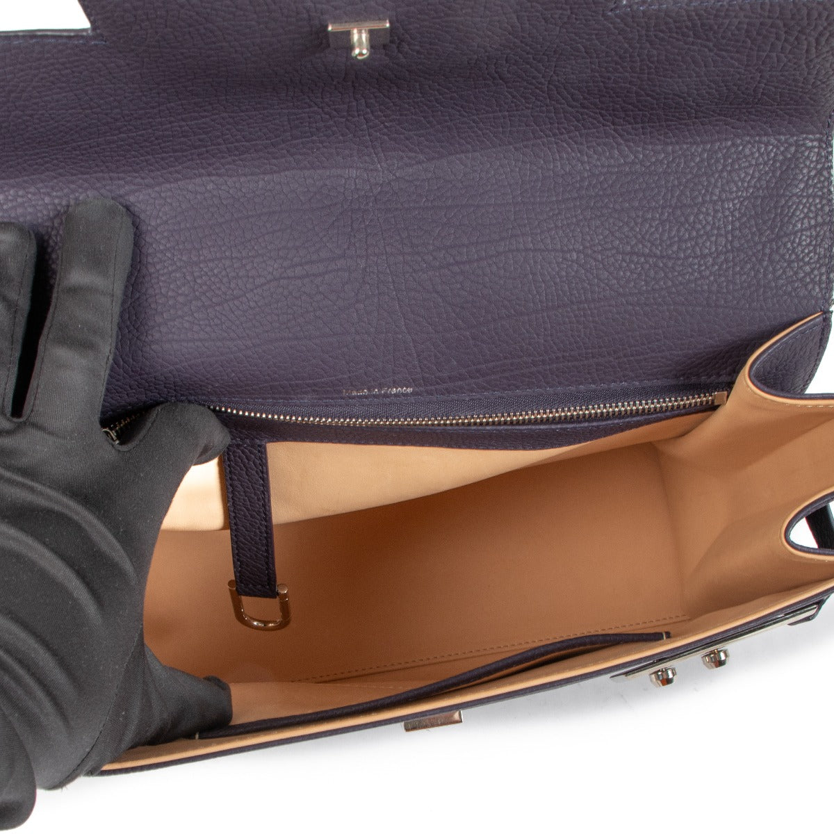 Delvaux Tempête GM Indigo Crispy Calf