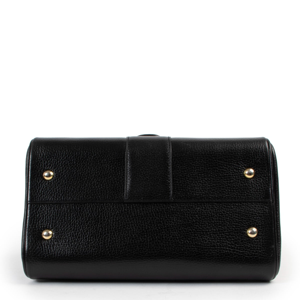 shop authentic vintage designer Delvaux Brillant PM Black Shoulder Top Handle Bag at Labellov