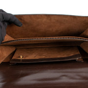 Shop a 100% authentic second hand Delvaux Brown Lizard Top Handle at Labellov