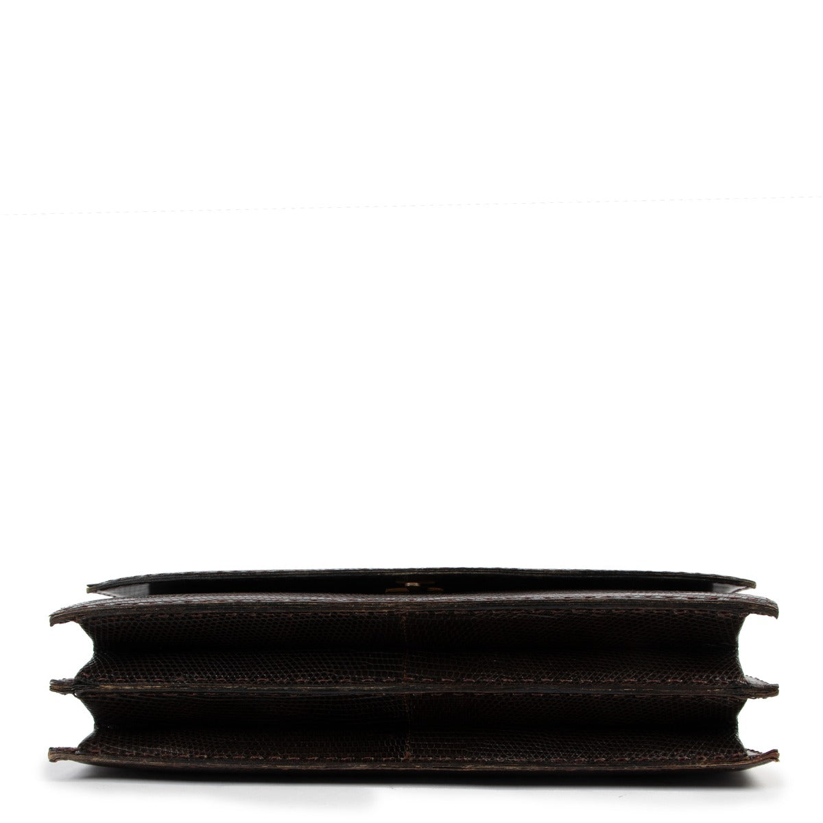 Shop a 100% authentic second hand Delvaux Brown Lizard Top Handle at Labellov