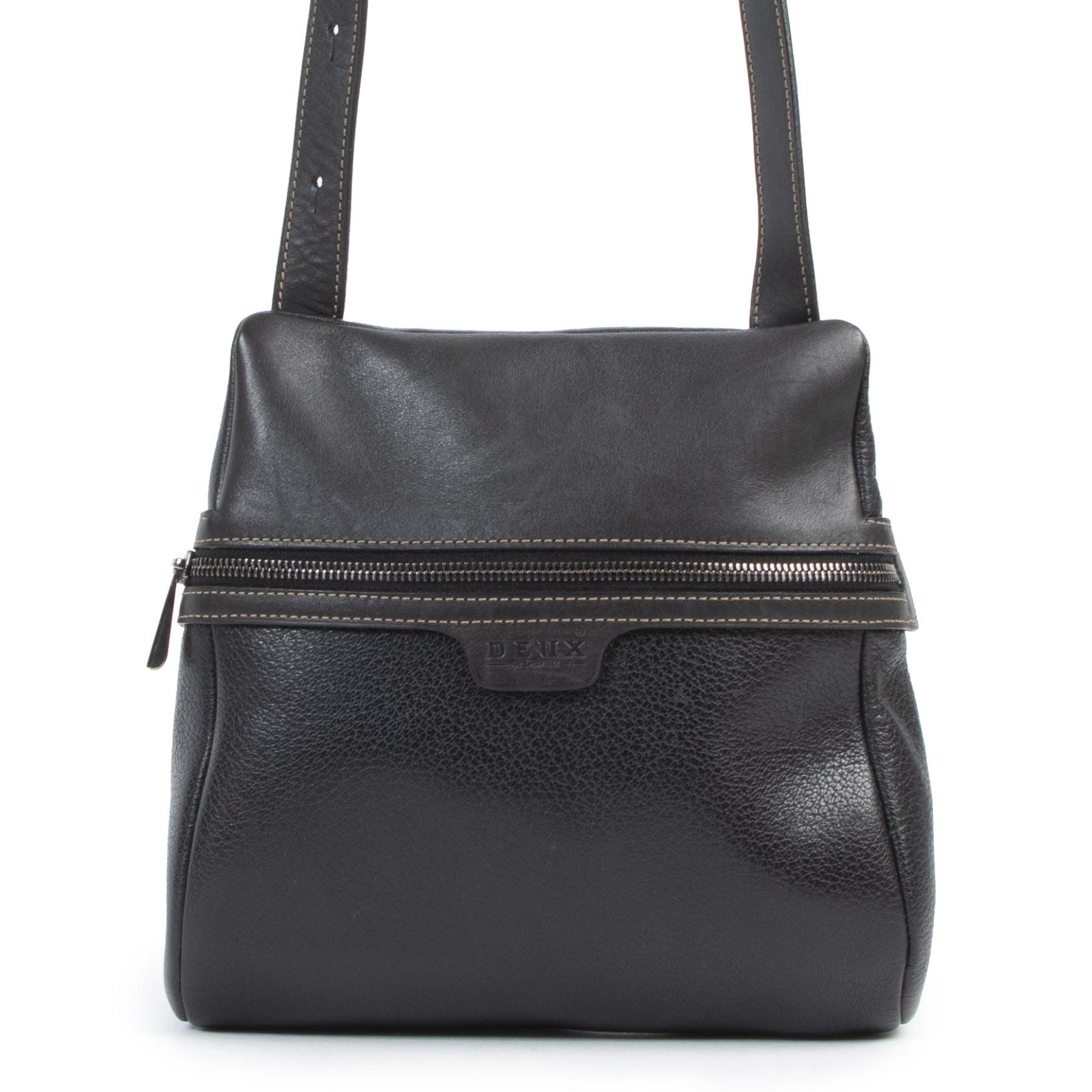 Deux de Delvaux Black Backpack