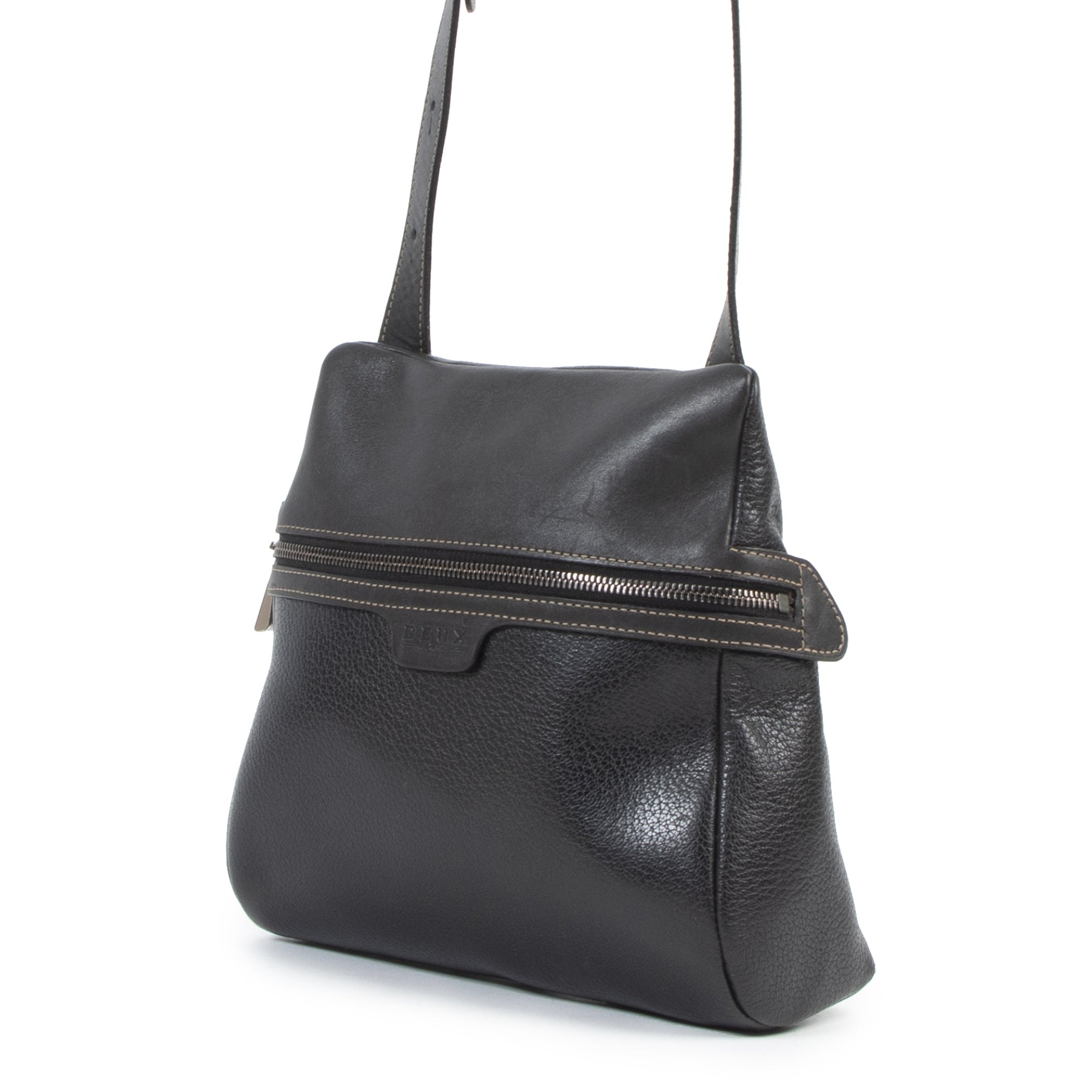 Deux de Delvaux Black Backpack