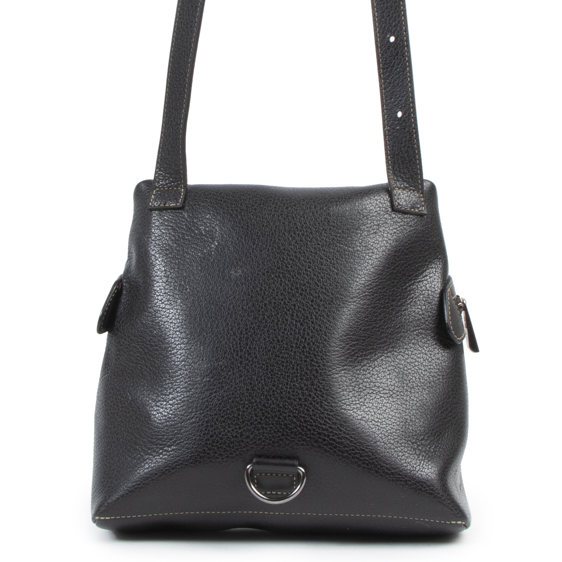 Deux de Delvaux Black Backpack