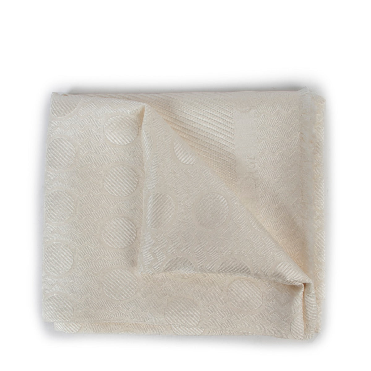 Christian Dior Cream Scarf