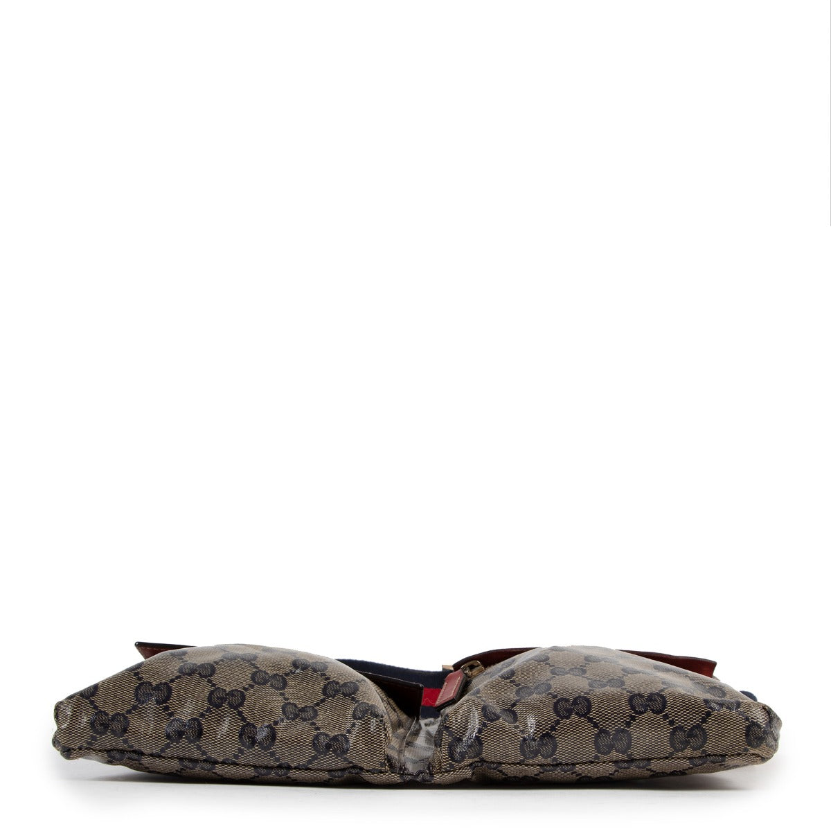 Shop safe online at Labellov in Antwerp this 100% authentic vintage second hand Gucci Monogram Crossbody Belt Bag