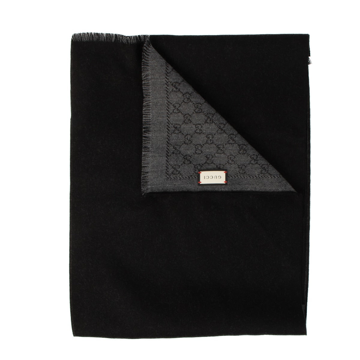 Shop 100% authentic second-hand Gucci Grey GG Wool Scarf on Labellov.com