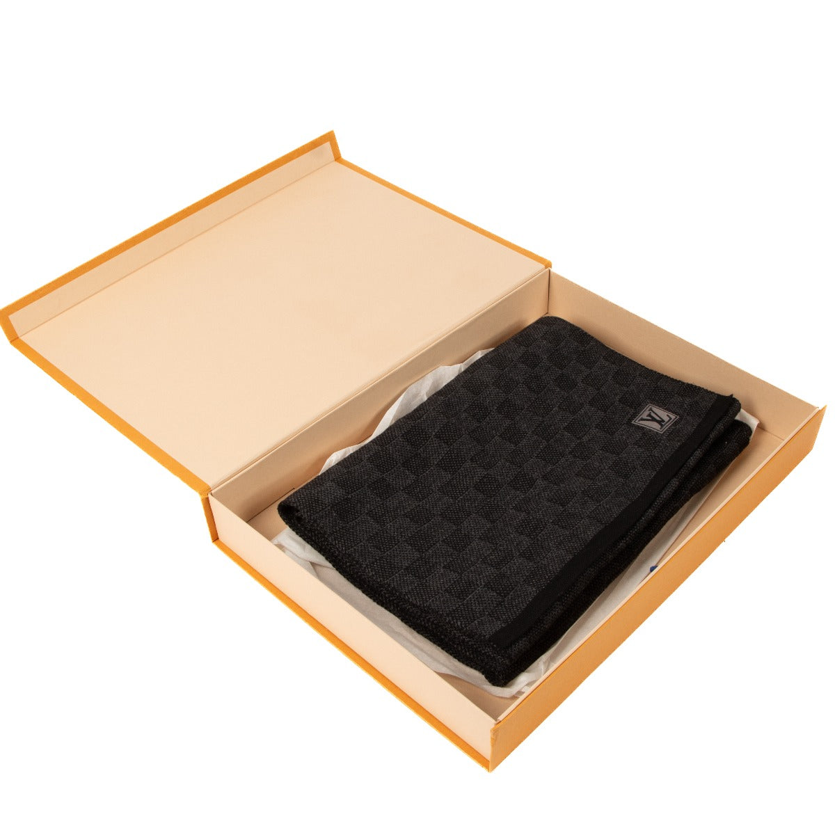 Shop 100% authentic second-hand Louis Vuitton Grey Damier Wool Scarf on Labellov.com