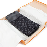 Louis Vuitton Black Monogram Scarf