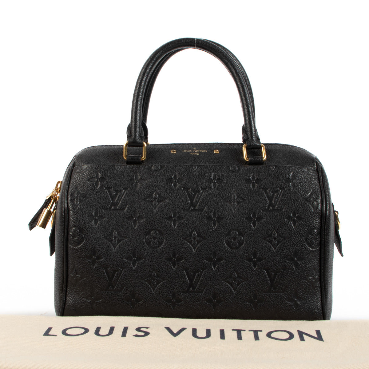 Louis Vuitton Speedy 25 Black Monogram Empreinte