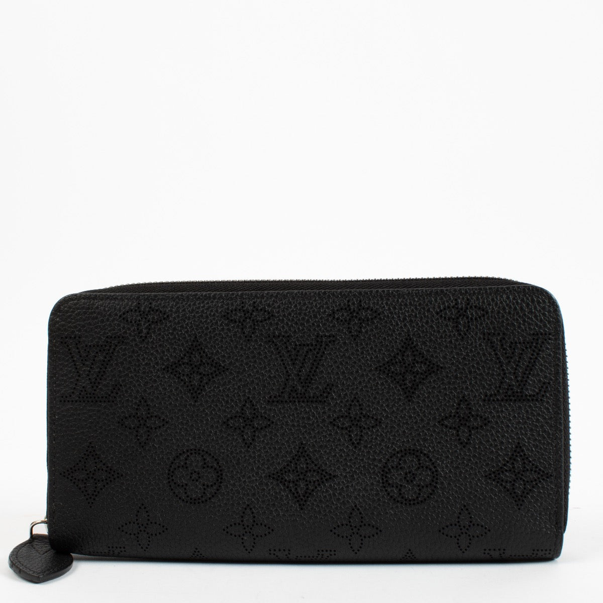 Louis Vuitton Black Mahina Zippy Wallet