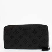 Louis Vuitton Black Mahina Zippy Wallet